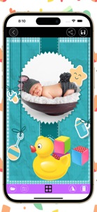 Cute Awesome Baby Photo Frames screenshot #1 for iPhone