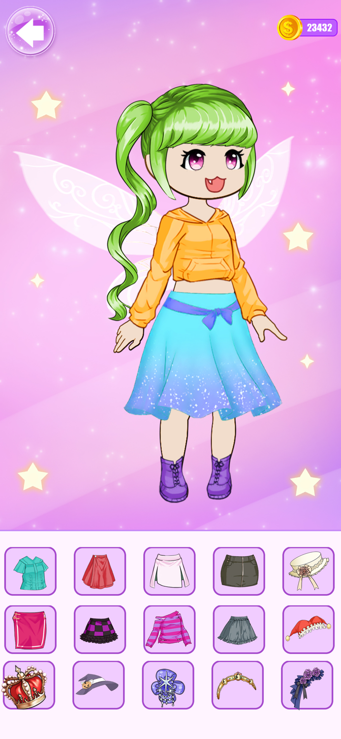 Chibi Dolls Makeover Dress Up