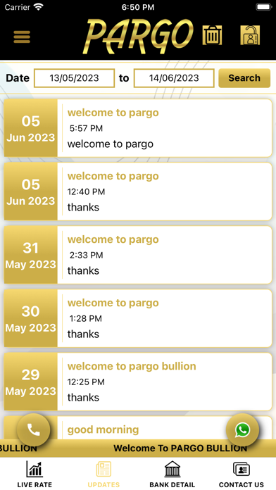 Pargo Bullion Screenshot