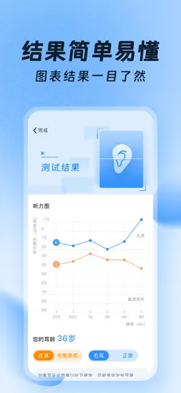 Game screenshot 灯塔听力测试-耳聋耳鸣快速自测软件 hack
