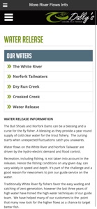 Dally's White River Fly Fisher screenshot #2 for iPhone