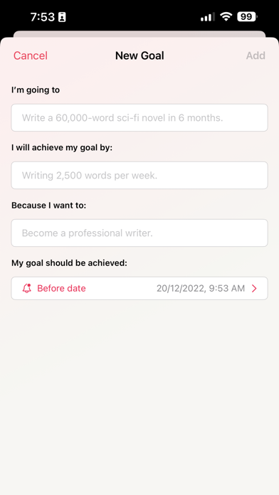 Nural: Schedule, Plan, Achieve Screenshot