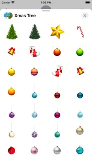 decor christmas tree stickers iphone screenshot 3