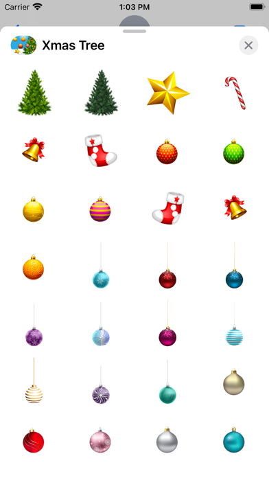 Decor Christmas Tree Stickers Screenshot