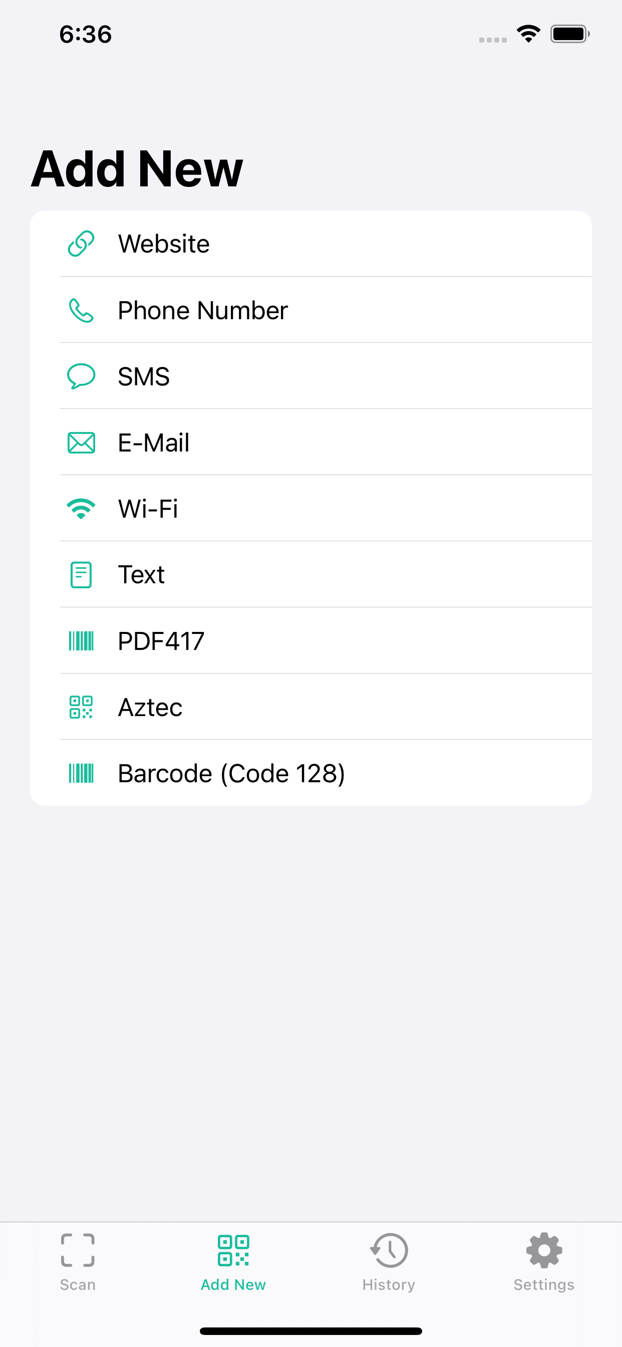QR Code Reader and Maker App