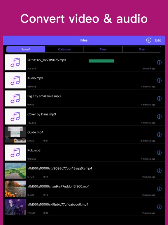 Screenshot #4 pour Convertir MP3 -vidéo à musique