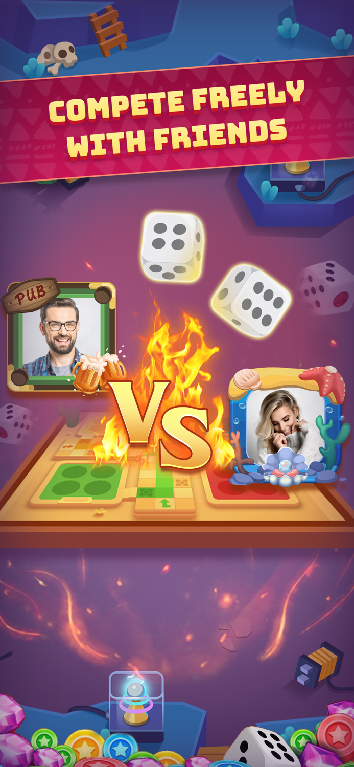 Ludo Land-Dice Board Game