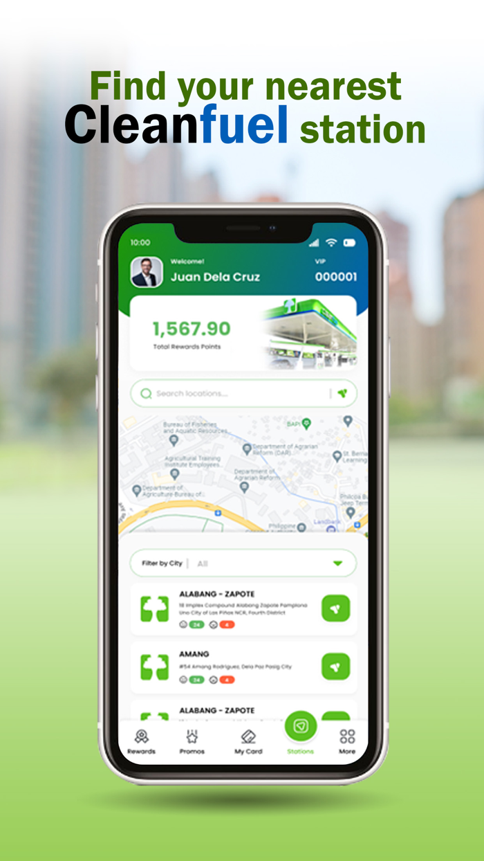 CleanFuel Rewards App