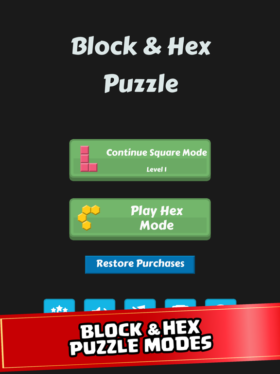 Screenshot #4 pour Block Buster: Hex and Square