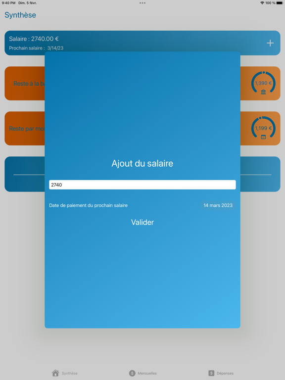 Screenshot #5 pour Easy Budget 2