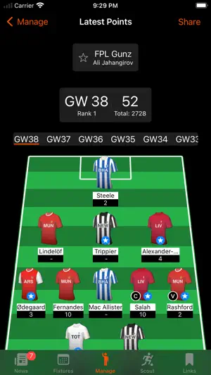 FPL Fantasy Football Manager screenshot 2