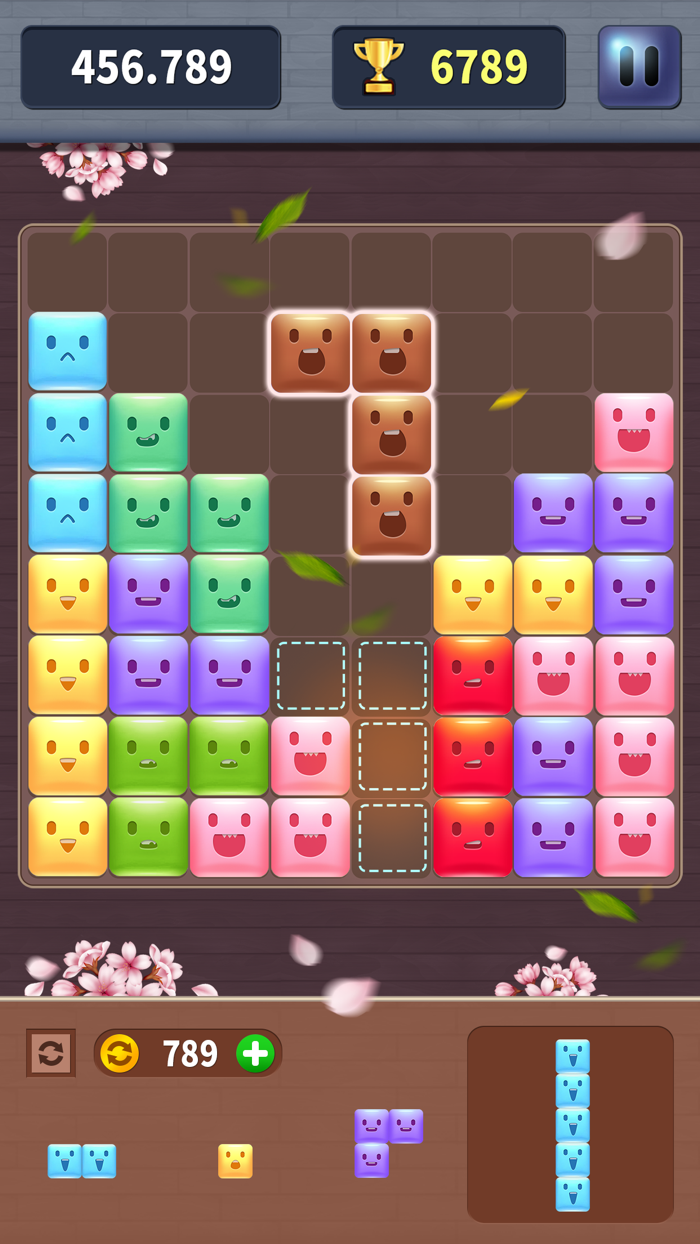 Kawaii Cute Block Puzzle Game