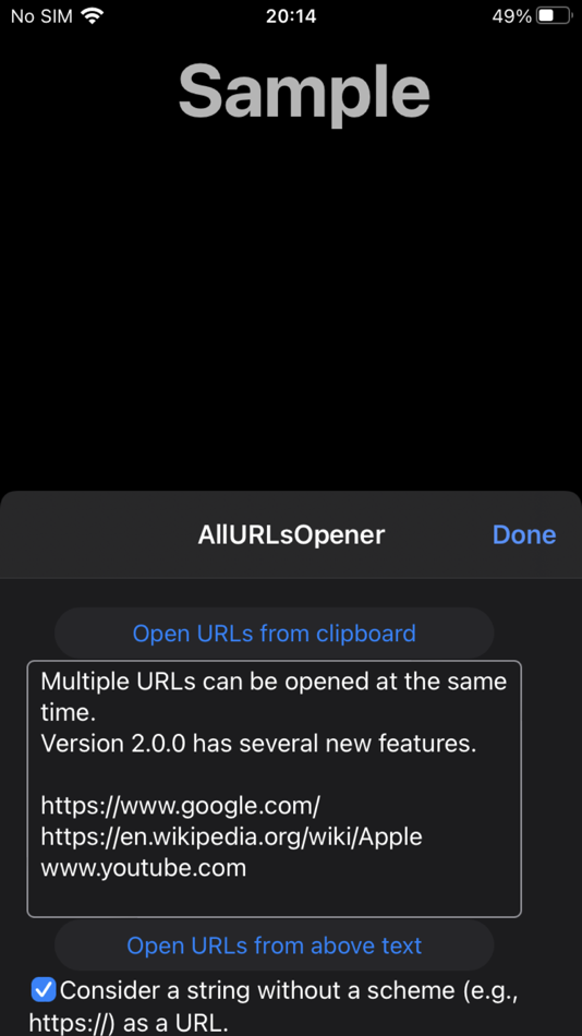 #3. All URLs Opener for Safari (macOS) 来自: Yoshiko Sato