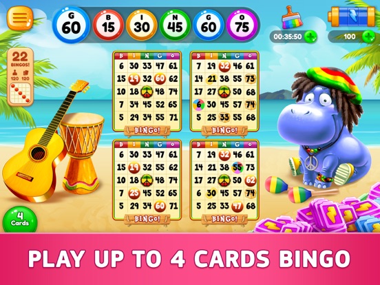 Bingo ! Tropical Beach Games iPad app afbeelding 5
