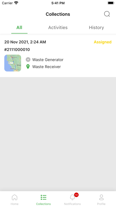 Wasteo Client Screenshot