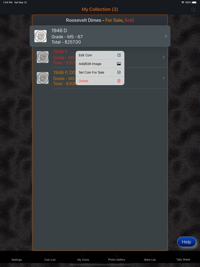 Roosevelt Dime Collection