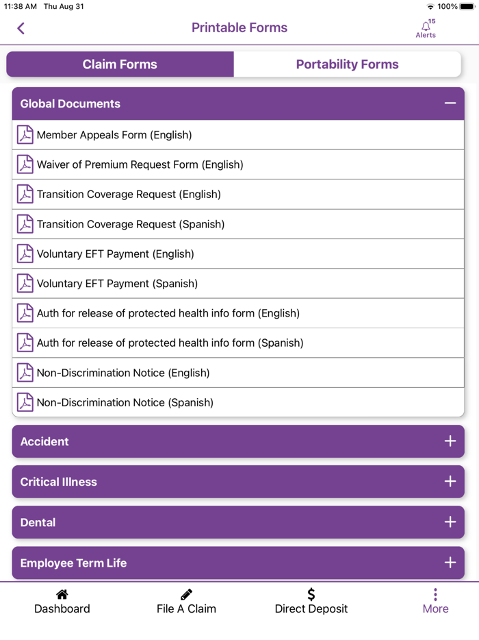 My Aetna Supplemental