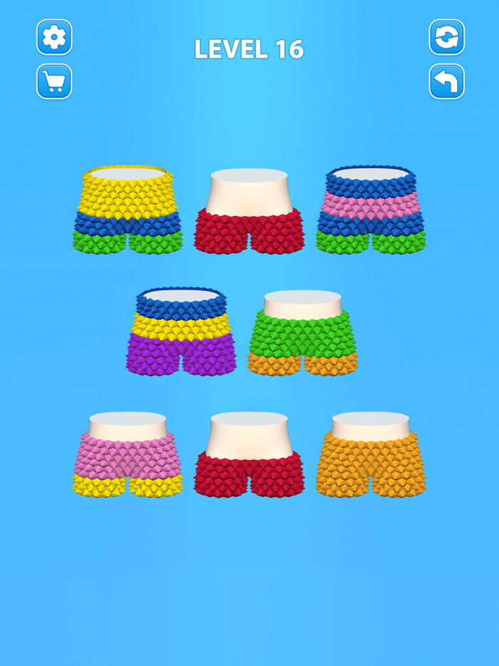 Cozy Knitting Color Sort Game