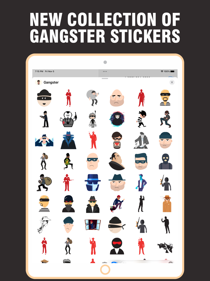 Gangster Stickers