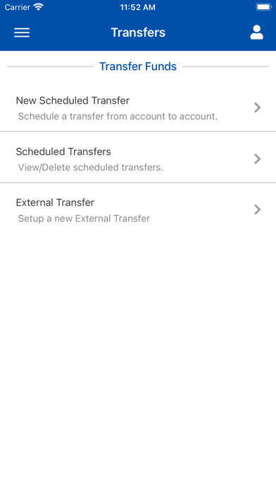 Dirt Track Mobile Banking Screenshot