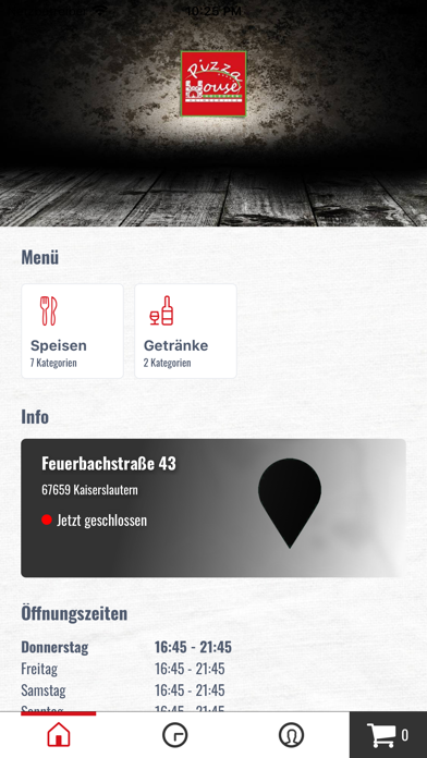 Pizza House Holzofen Screenshot