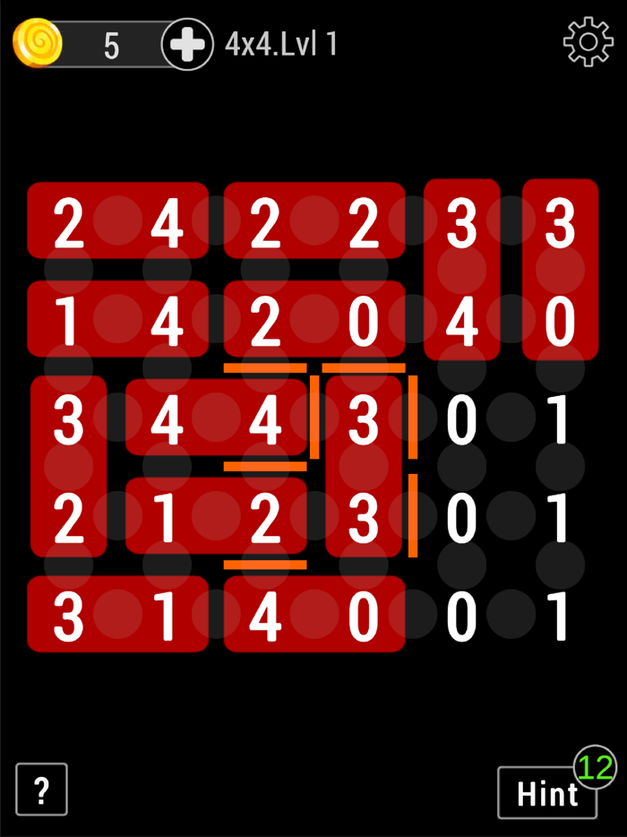 Dominoes Number Puzzle