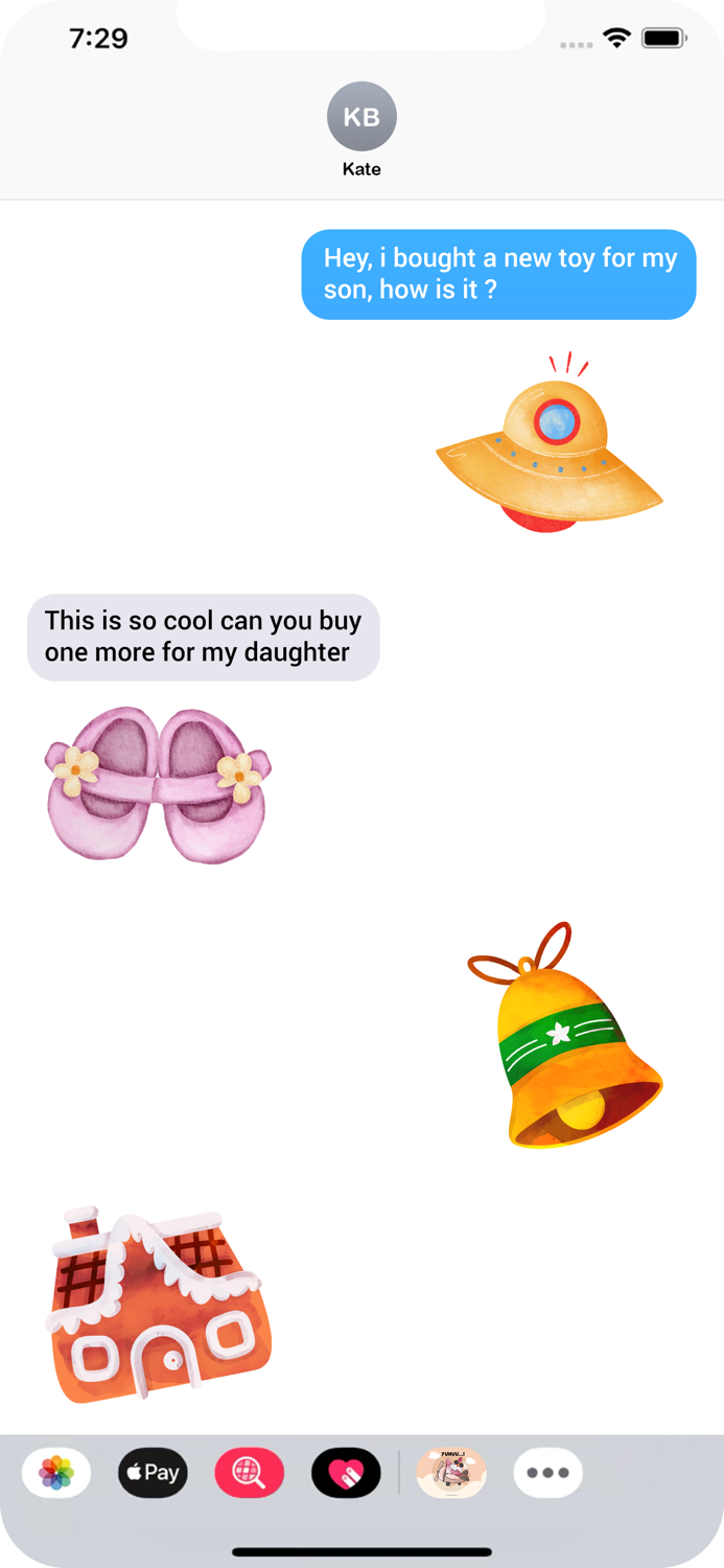 Kids Watercolor Stickers