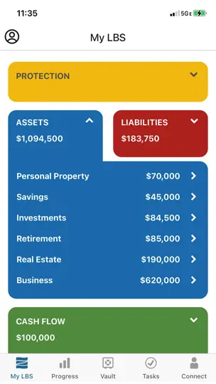 Living Balance Sheet® iPhone Screenshot 9