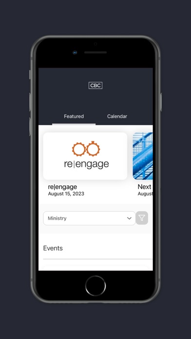 Community Bible Church CBC App Screenshot