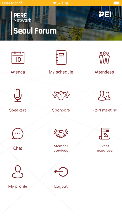 PERE Seoul Forum 2023 Screenshot