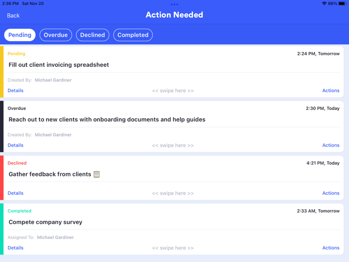 Ticking Tasks Made Easy
