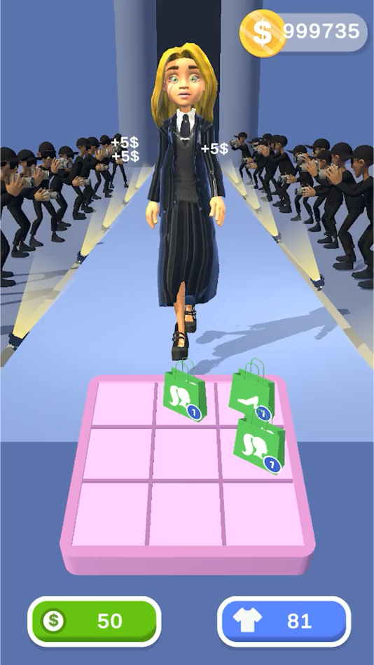 #1. Fashion Merge 3D (iOS) 由: 3HILLS DOO