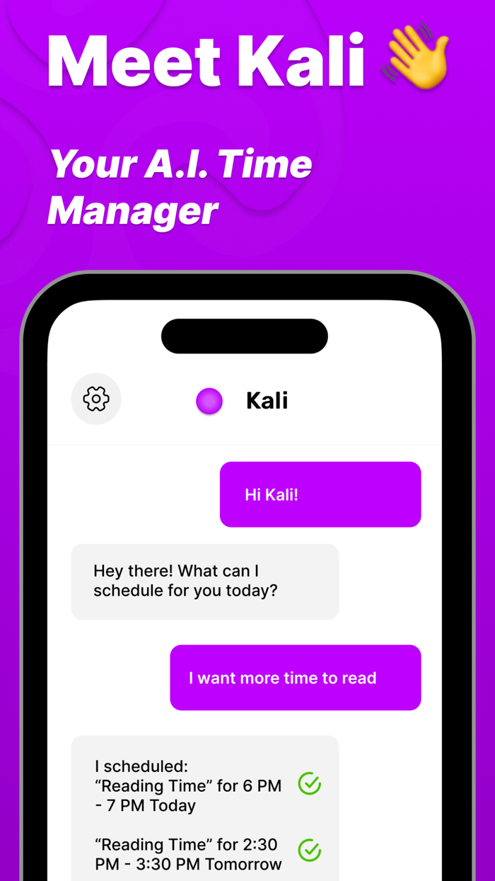 Kali - AI Calendar Scheduler