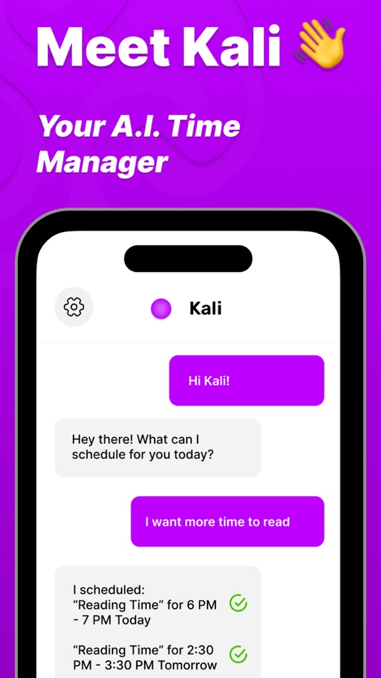#1. Kali - AI Calendar Scheduler (iOS) 由: John-Paul Evans