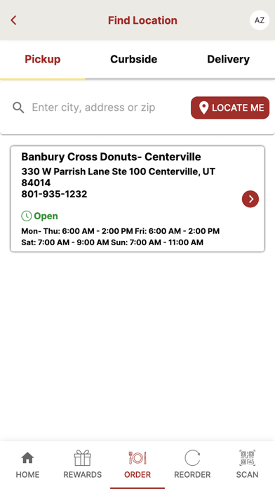 Banbury Cross Donuts App Screenshot