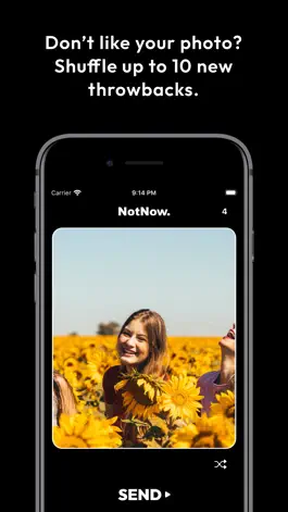Game screenshot NotNow: Throwback Photos apk