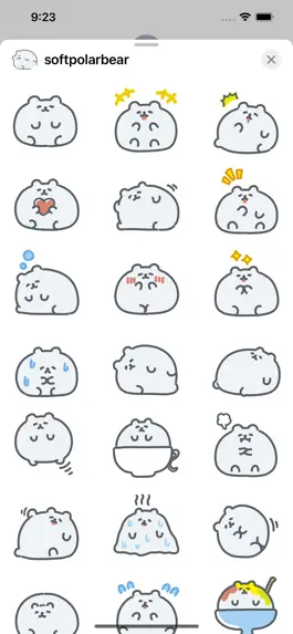 Game screenshot soft polar bear sticker mod apk