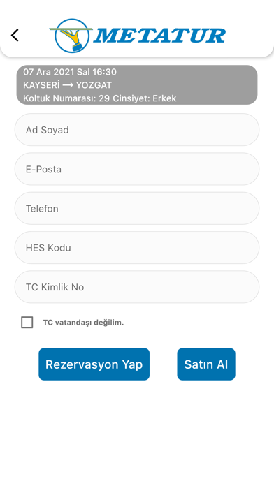 Metatur Turizm Screenshot
