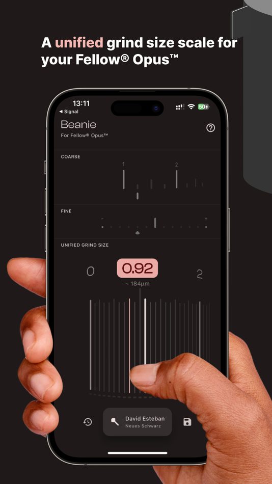 #1. Beanie - Grind Size Finder (iOS) 由: Tim Lehmann