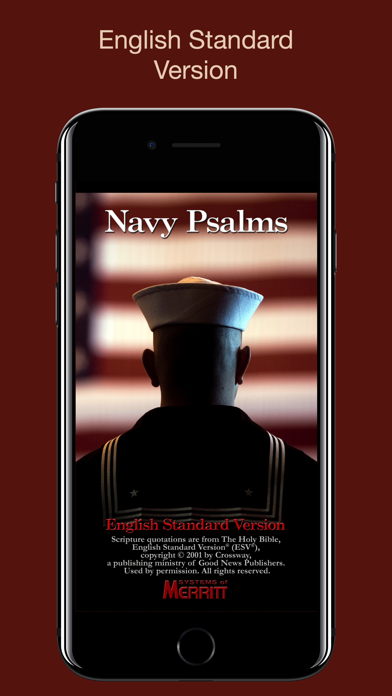 Screenshot #1 pour Navy Psalm Daily Quotes ESV