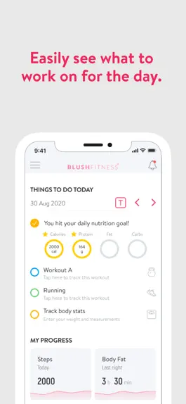 Game screenshot BLUSH FITNESS Virtual apk