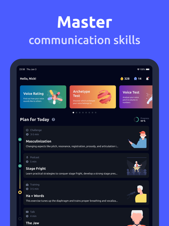 Screenshot #2 for Vocal Image: AI Voice Coach