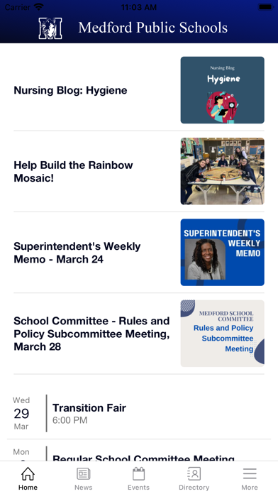 Medford Public Schools - MA Screenshot