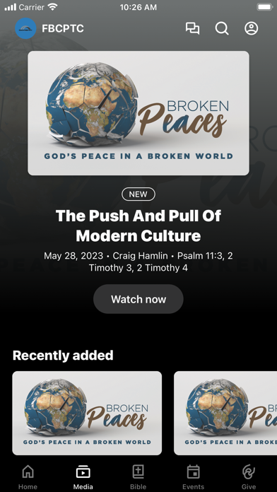 FBC Peachtree City, GA Screenshot