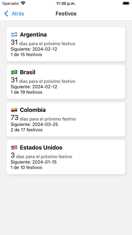 Festivos del mundo screenshot-3
