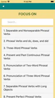 phrasal verbs - phrase iphone screenshot 2