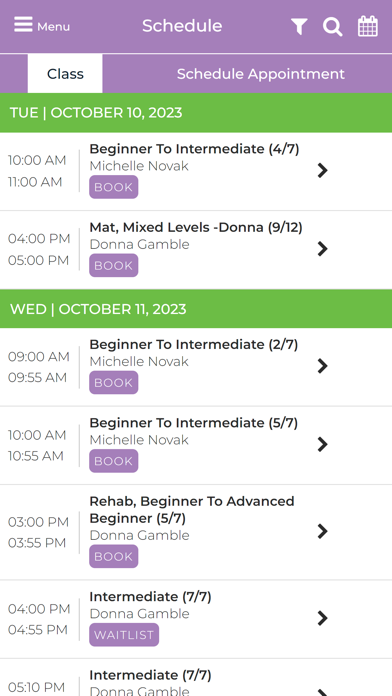 PT Pilates Screenshot