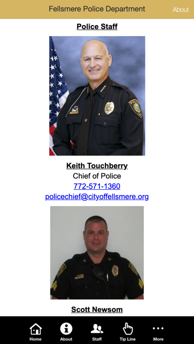 Fellsmere Police Department Screenshot