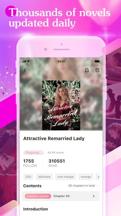 Rovel-romance novel & fiction Screenshot