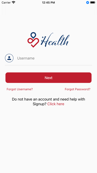 InfuCare Rx Health Screenshot